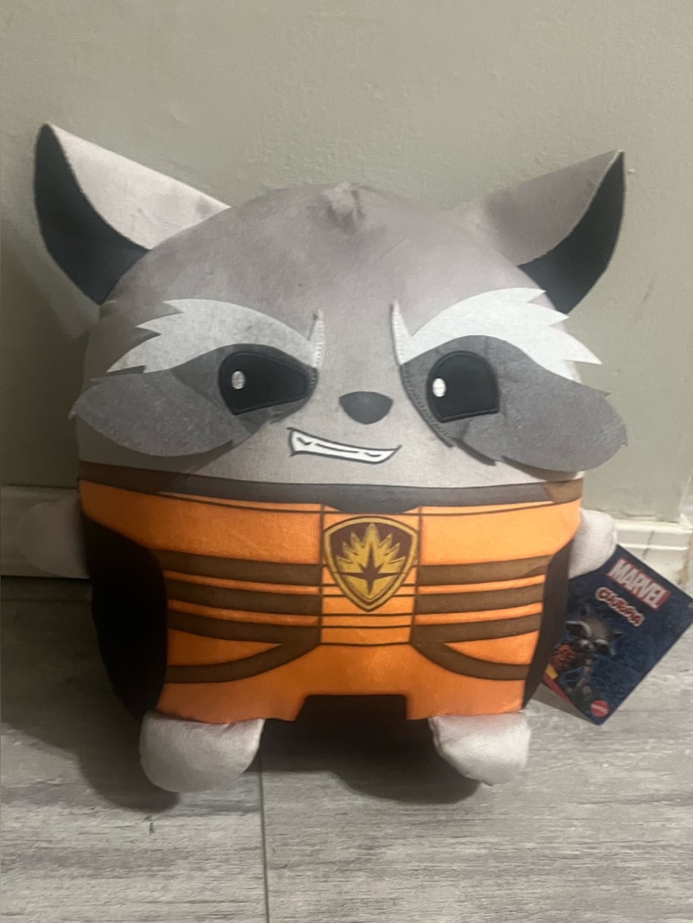 NWT Marvel Guardians of the Galaxy Rocket Raccoon Mattel Cuutopia 10” Plush